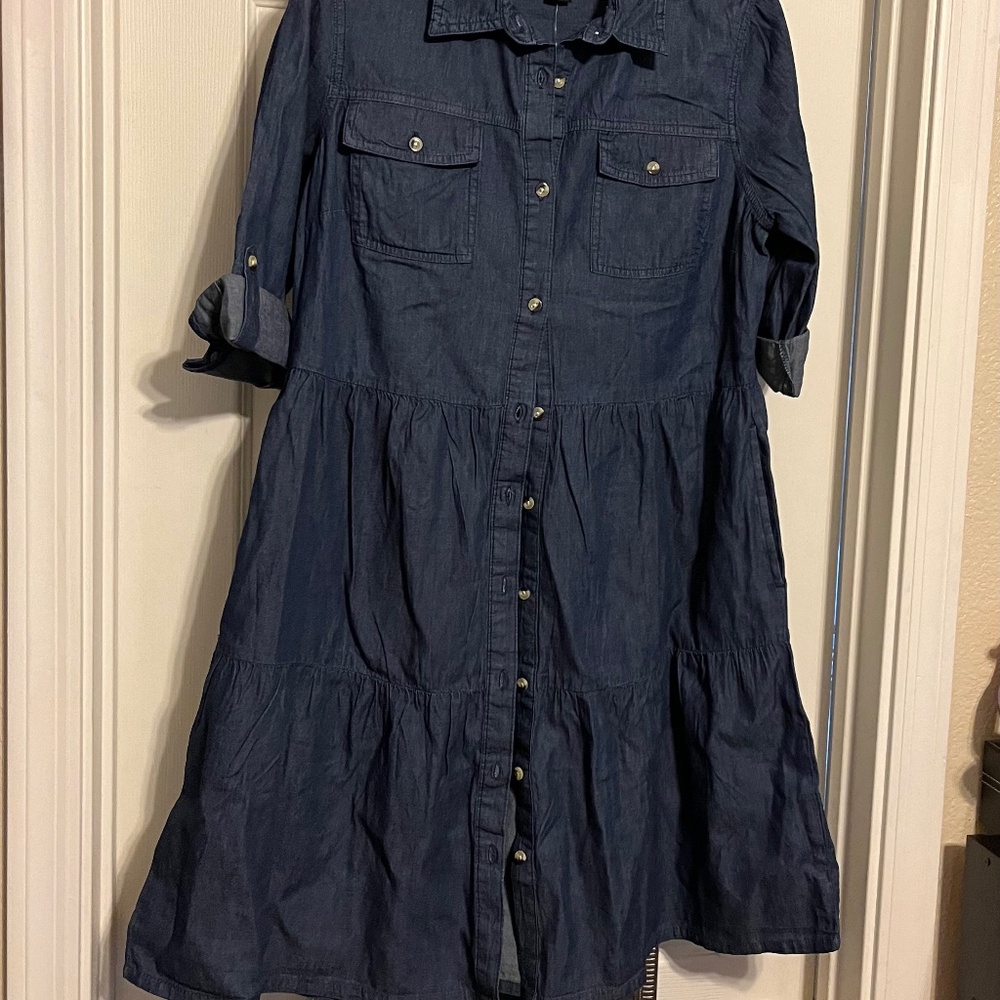 Dark denim dress size M